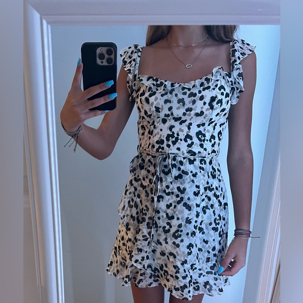 Francesca’s cheetah print dress